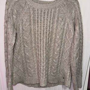 American Eagle Outfitters crew neck sweater Size S Silvery